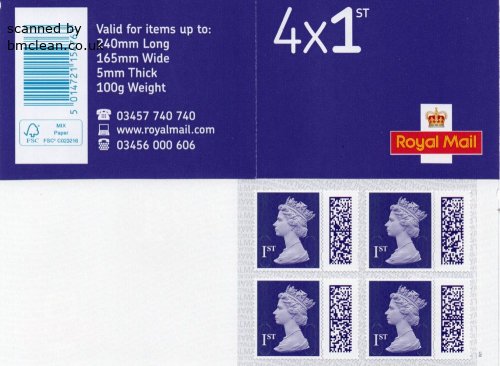 (image for) 4 x 1st Purple (Booklet)