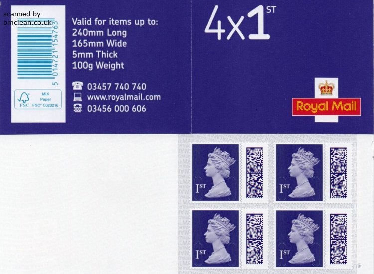 (image for) 4 x 1st Purple (Booklet)