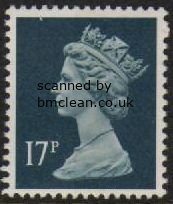(image for) 17p Deep Blue Centre Band