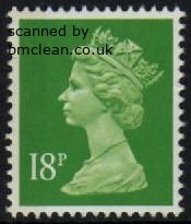 (image for) 18p Bright green Left Band