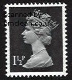 (image for) 1½p Black 2 Phos Bands