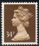 (image for) 34p Ochre Brown