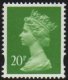 (image for) 20p Bright Green Centre Band
