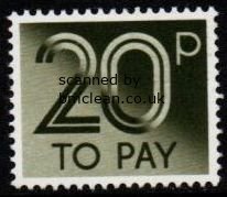 (image for) 20p Olive Green