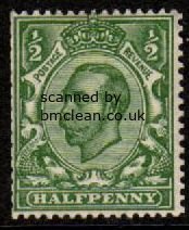 (image for) 1912 ½d Green 'Multiple Cypher' Watermark (U/M)