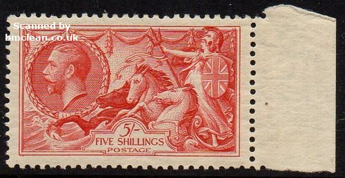 (image for) 5/- Red (M/M)