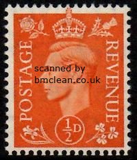 (image for) ½d Pale Orange