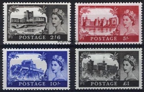 (image for) 1963/8 Bradbury Castles Set