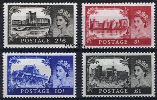 (image for) 1963/8 Bradbury Castles Set