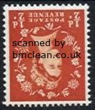 (image for) Tudor ½d Orange (Inverted Wmk)