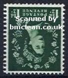 (image for) Tudor 1½d Green (Inverted Wmk)