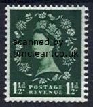 (image for) Mult. Crowns 1½d Green