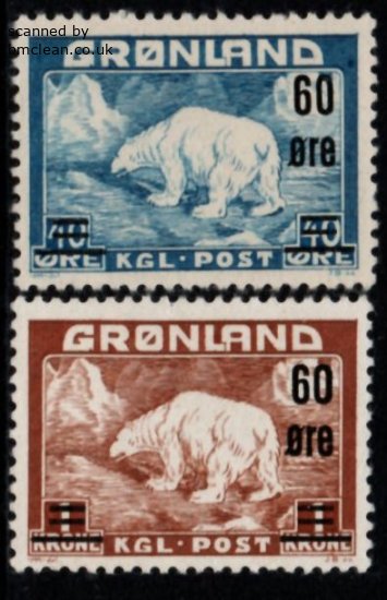 (image for) 1956 Polar Bear Overprints