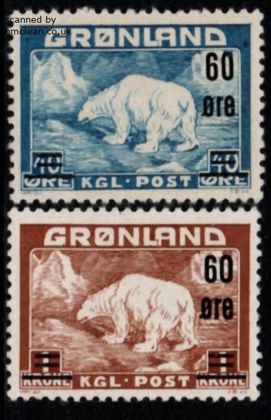 (image for) 1956 Polar Bear Overprints