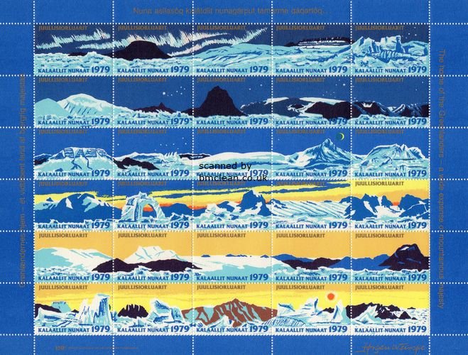 (image for) 1979 Christmas Seals Sheet