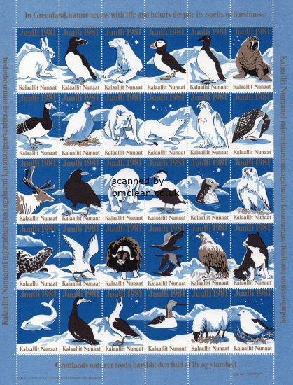 (image for) 1981 Christmas Seals Sheet (Perf.)