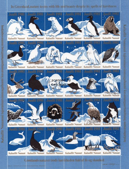 (image for) 1981 Christmas Seals Sheet (Perf.)