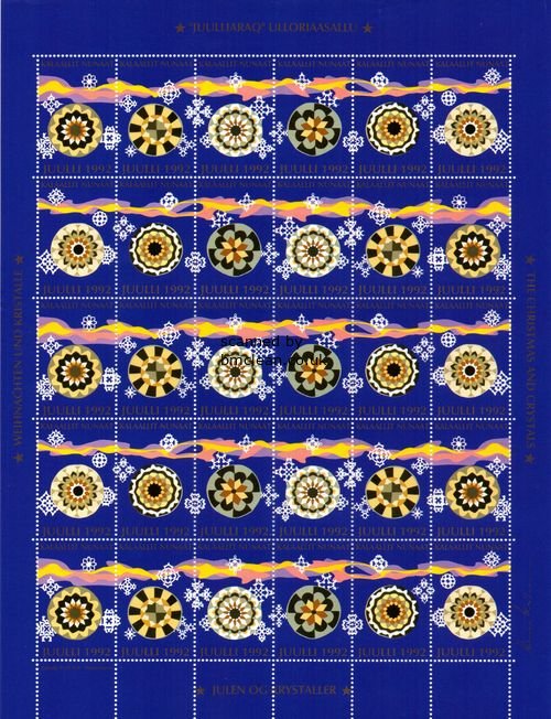 (image for) 1992 Christmas Seals Sheet (Imperf.)