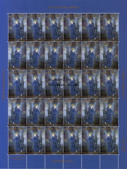 (image for) 1997 Christmas Seals Sheet (Imperf.)