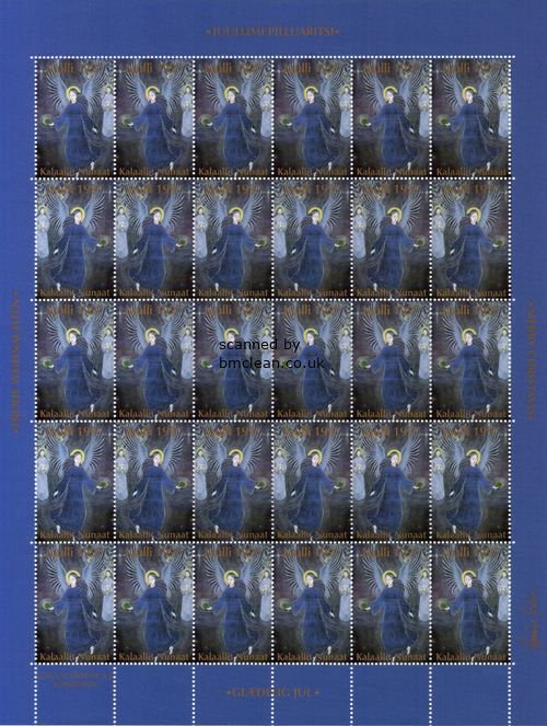 (image for) 1997 Christmas Seals Sheet (Imperf.)