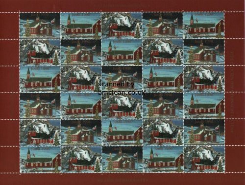 (image for) 1998 Christmas Seals Sheet
