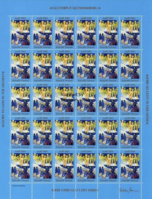 (image for) 2004 Christmas Seals Sheet (Imperf.)