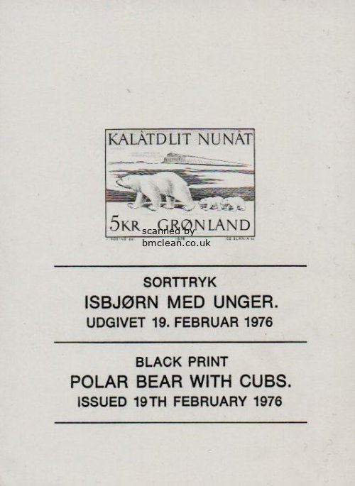 (image for) 1976 Polar Bear Blackprint