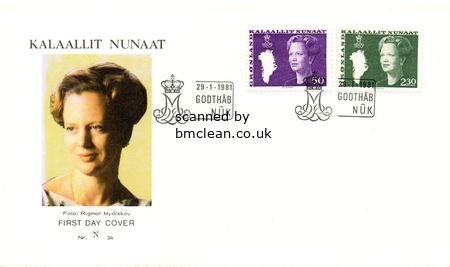 (image for) 1981 Queen Margrethe Definitives (Illus.)