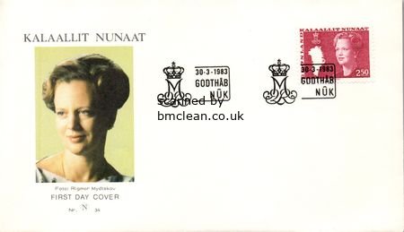 (image for) 1983 Queen Margrethe Definitive (Illus.)