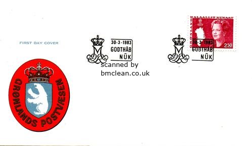 (image for) 1983 Queen Margrethe Definitive (Official)