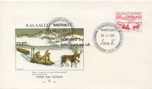 (image for) 1981 Greenland Art - Reindeer Sledge