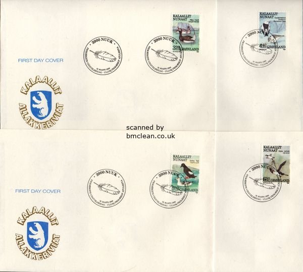 (image for) 1989 Birds Definitives (4 covers)