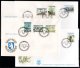 (image for) 1989 - 1992 Flower Definitives Set (4 covers)