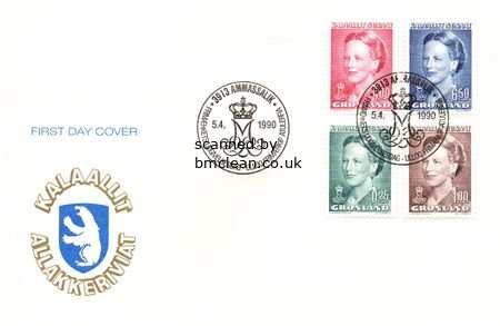 (image for) 1990 Queen Margrethe Definitives (Official)