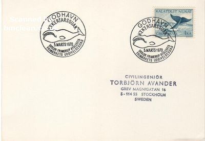 (image for) 1970 Greenland Mammals - Whale