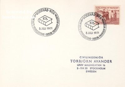 (image for) 1971 Hans Egede (60ø+10ø)