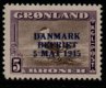 (image for) 5 Kr Brown and Purple (Black Overprint)
