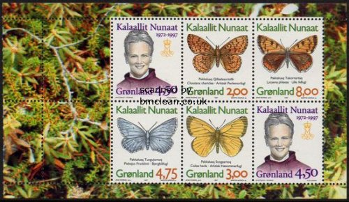 (image for) 1997 Butterflies Booklet Pane (1)