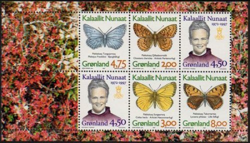 (image for) 1997 Butterflies Booklet Pane (2)