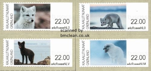 (image for) 2024 Franking Labels - Arctic Foxes