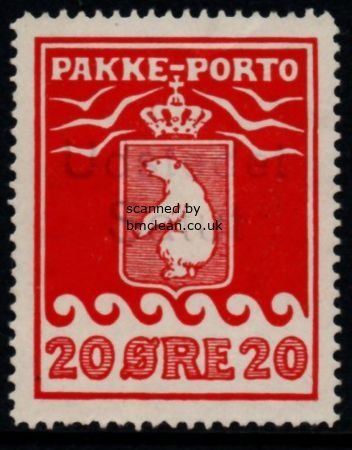 (image for) 1937 Pakke Porto 20ø Red