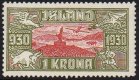 (image for) 1 Kr. Red and Olive Green