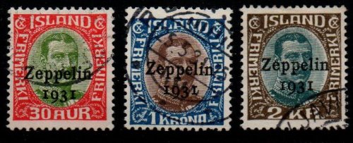 (image for) 1931 Zeppelin Overprints (F/U)