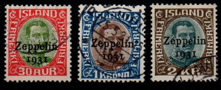 (image for) 1931 Zeppelin Overprints (F/U)