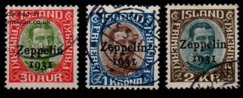 (image for) 1931 Zeppelin Overprints (F/U)