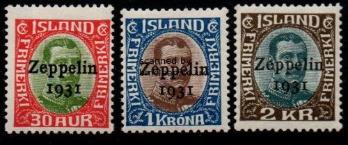 (image for) 1931 Zeppelin Overprints (M/M)