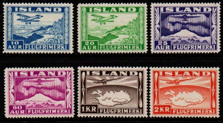 (image for) 1934 Airmail Stamps (6v) - Click Image to Close
