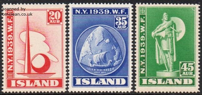 (image for) 1939 World's Fair New York (3v)