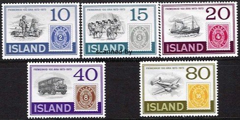 (image for) 1973 Icelandic Stamp Centenary