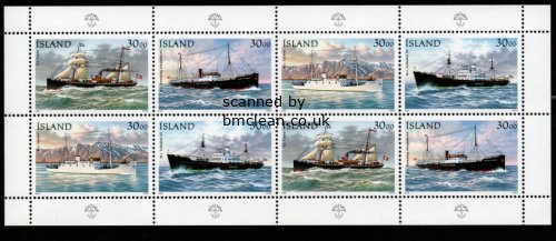 (image for) 1995 Mail Ships (Booklet Pane)